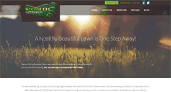 Desktop Screenshot of greenfeetlawncare.com